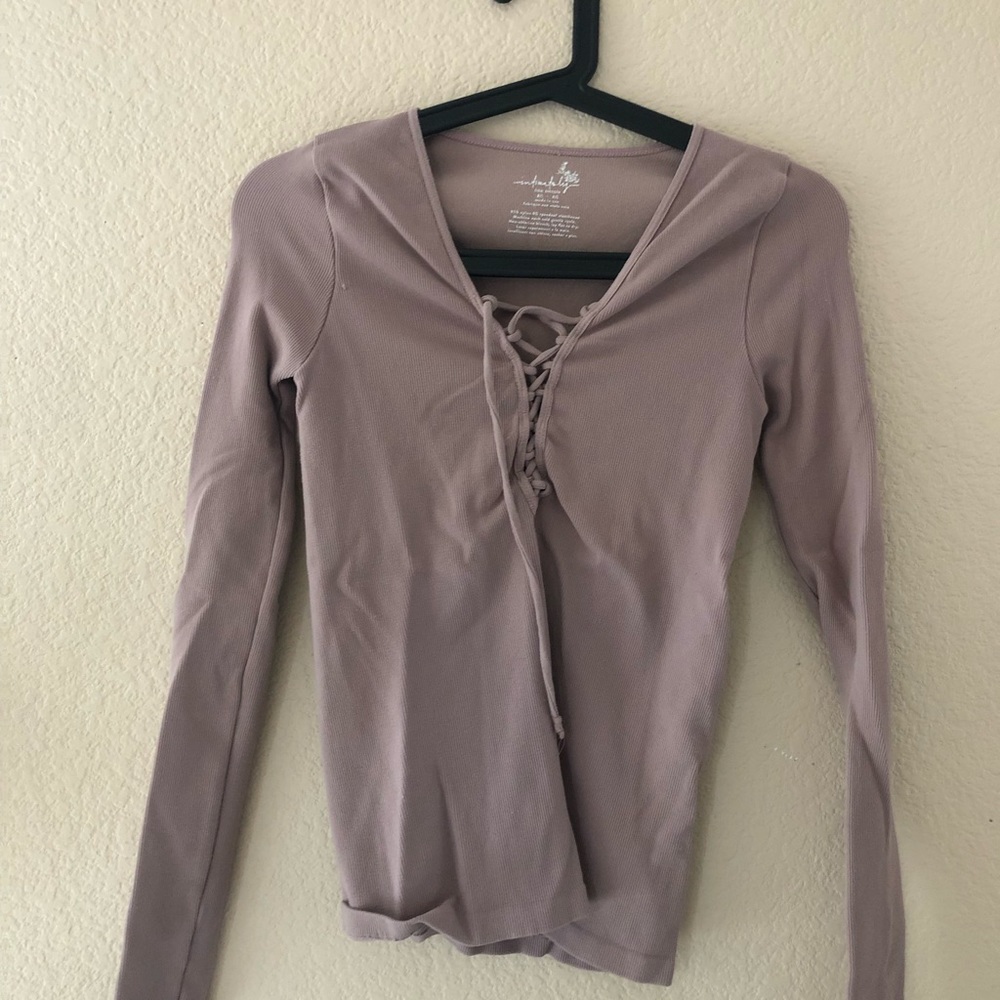 Intimately free people long sleeve shirt m/l